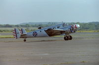 G-BKGL @ EGFH - Brief visit to Swansea Airport. In USAAC markings 1164/ 64 - by Roger Winser