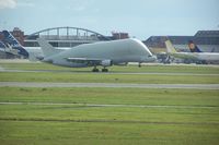 F-GSTF @ LFBO - JUST LANDED COMING IN FROM BREMEN - by edd
