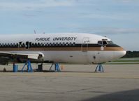 N9051U @ KLAF - Now used for ground training. Donated to Purdue by United Airlines.