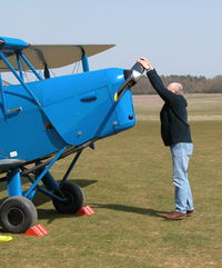 G-ACNS @ EGHP - GETTING THE PROP. SWUNG - by BIKE PILOT