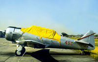 N1045C @ FRG - SNJ-5 ex Bu.43724 parked at Republic Airport on Long Island in the Summer of 1977. - by Peter Nicholson