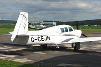 G-CEJN @ EGBW - 1966 Mooney Aircraft Corporation MOONEY M20F at Wellesborne