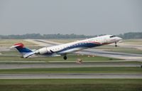 N625CA @ KCVG - Colorful scheme as Comair's 150th CRJ. Already partially covered here, as of some time in Spring 2010 she's been fully repainted in the new DL c/s - by Kevin Kuhn