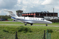 D-IEVB @ EGGW - 2006 Cessna 525A CitationJet CJ2+,  at Luton - by Terry Fletcher