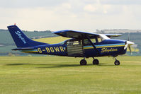 G-BGWR @ EGLS - 1966 Cessna CESSNA U206A at Old Sarum Airfield - by Terry Fletcher