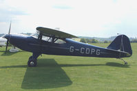 G-CDPG @ EGLS - 2005 Groves P CROFTON AUSTER J1-A at Old Sarum Airfield - by Terry Fletcher
