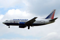 EI-DTV @ EGLL - Transaero B737 at Heathrow - by Terry Fletcher