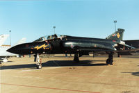 XV582 @ MHZ - Phantom FG.1, Black Mike, of 111 Squadron at RAF Leuchars in the static park at the 1990 RAF Mildenhall Air Fete. - by Peter Nicholson