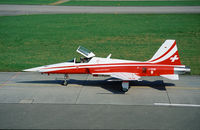 J-3081 @ LSMP - Patrouille de Suisse F-5E Tiger with registration J-3081 on the taxitrack of Payerne AB - by Nicpix Aviation Press/Erik op den Dries