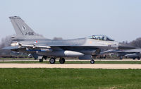 J-516 @ EHLW - 322 sqn F-16AM, Royal Netherlands AF, starting its' take off while the pilot is looking where his Norwegian colleague's are during Frisian Flag 2010 - by Nicpix Aviation Press/Erik op den Dries