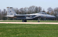 84-0019 @ EHLW - with afterburner selected starts this USAFE F-15C Eaghle its' take off run at Leeuwarden AB, The Netherlands, during Frisian Flkag 2010 - by Nicpix Aviation Press/Erik op den Dries