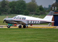 G-AXSZ @ EGLM - Cherokee 140 at White Waltham - by moxy