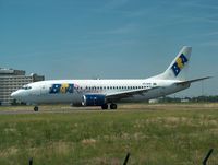 PR-BRE @ LFPG - Leased to Euroatlantic Airways - by ghans