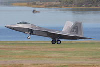 03-4053 @ LFI - United States Air Force Lockheed Martin F-22A Raptor 03-4053 of the 27th FS based here at Langley AFB on landing approach to RWY 26. - by Dean Heald