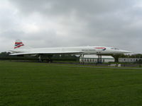 G-BOAC @ EGCC - On display at Manchester Viewing Park - by ghans
