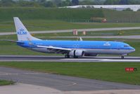 PH-BXP @ EGBB - KLM B737 -900 Series landing at Birmingham - by Terry Fletcher