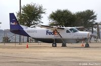N855FE @ MQI - Quietly awaiting her next loadout