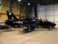 XX331 @ EGDR - Royal Navy FRADU (Fleet Requirements and Air Direction Unit) Hawk with RAF Benevolent Fund markings - by Chris Hall