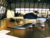 G-XIXI @ EGDR - in the GA hangar at Culdrose - by Chris Hall