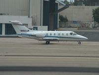 N403JP @ KSMO - Taxiing to the runway