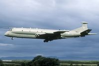 XV250 @ EGQS - Beautiful light on this Nimrod. It was temp based at Lossie due to runway repair work at nearby Kinloss.