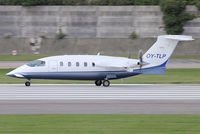 OY-TLP @ EGCC - Piaggio P-180 Avanti - by vickersfour