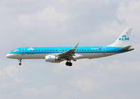 PH-EZM @ EGCC - KLM Cityhopper, Embraer ERJ-190-100STD (c/n 19000338). - by vickersfour