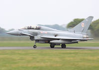 ZJ801 @ EGXC - Royal Air Force Typhoon T3. Operated by 29 (R) Squadron, coded 'BJ'. - by vickersfour