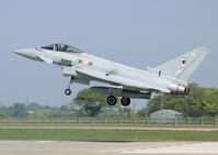 ZJ942 @ EGXC - Royal Air Force Typhoon FGR4. Operated by 11 Squadron, coded 'DH'. - by vickersfour