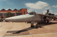 67-0032 @ MHZ - Another view of the EF-111A Raven from RAF Upper Heyford's 42nd Electronic Combat Squadron on display at the 1989 RAF Mildenhall Air Fete. - by Peter Nicholson