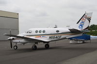 N554CF @ EIWT - Beech E-90, c/n: LW-66 - by Trevor Toone