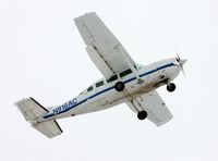 N916AC @ PABE - Yute Air Cessna 207 landing runway 18 - by Martin Prince, Jr