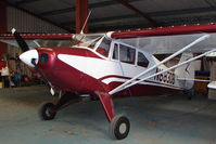 N6830B @ EGHA - Piper PA-22-150 at Compton Abbas base - by Terry Fletcher