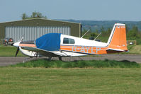 G-AYLP @ EGHS - 1970 American Aviation Corporation AMERICAN AA-1at Henstridge Airfield - by Terry Fletcher