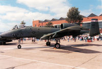 81-0952 @ MHZ - A-10A Thunderbolt of 510th Tactical Fighter Squadron/81st Tactical Fighter Wing in the static park at the 1989 RAF Mildenhall Air Fete. - by Peter Nicholson
