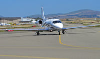 N47HF @ KCCR - Near head-on shot of 2003 Cessna 560XL taxying for take-off - by Steve Nation