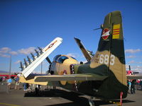 N39147 - Newly Restored Skyraider at Reno Air races