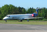 SX-CMB @ EGTE - Athens Airways EMB145 at Exeter - by Terry Fletcher