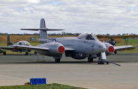 VH-MBX @ YTEM - Former RAF Gloster Meteor (c/n G5/361641) F.8 now painted up as RAAF A77-851 (Halestorm), which is the only flying Gloster Meteor f.8 in the world, at Temora Aviation Museum. - by YSWG-photography