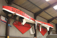 XA289 @ EGHU - Cadets XA289 and WT867 on the hangar wall at Eaglescott , Devon (UK)