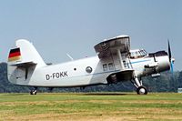 D-FOKK @ EBDT - Antonov An-2T [19547304] Schaffen-Deist~OO 12/08/2000. Seen here at Schaffen-Deist~Belgium. - by Ray Barber