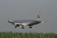 N174AA @ EBBR - Flight AA172 is descending to RWY 25L - by Daniel Vanderauwera