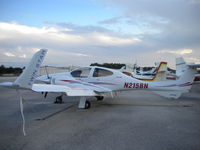 N215BN @ KGIF - 2007 Diamond Aircraft Ind Inc., Model DA 42, s/n 42.AC055 - by MustangoRP