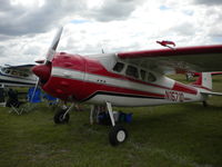 N1571D @ KLAL - 1952 Cessna 195A, c/n 7793 - by MustangoRP