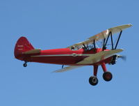 N66711 @ SZP - 1941 Boeing Stearman 1B75A, Jacobs R-755B2 275 Hp, Restricted, Experimental class, high speed pass over Rwy 22 - by Doug Robertson