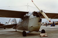 G-AEFT @ EGDY - At RNAS Yeovilton Naval Air Day in 1981 - by Roger Winser