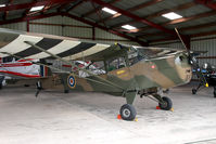 G-AKSY @ EGBR - Auster 5 Alpha at Breighton Airfield in 2009. - by Malcolm Clarke