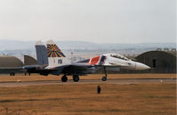 19 BLUE @ EGQL - Flanker C of the Russian Knights display team at the 1991 RAF Leuchars Airshow. - by Peter Nicholson