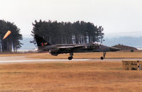 XX965 @ EGQL - Jaguar GR.1A of 226 Operational Conversion Unit at Lossiemouth preparing for take-off at the 1991 RAF Leuchars Airshow. - by Peter Nicholson