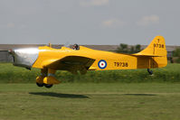 G-AKAT @ EGBR - Miles M-14A Hawk Trainer 3 at Breighton Airfield in 2008. - by Malcolm Clarke